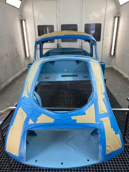 Restauration MGA projet piste pour l'équipe 4Race.